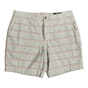 Vineyard Vines Blue and Red Flat Front Island Shorts Size 33